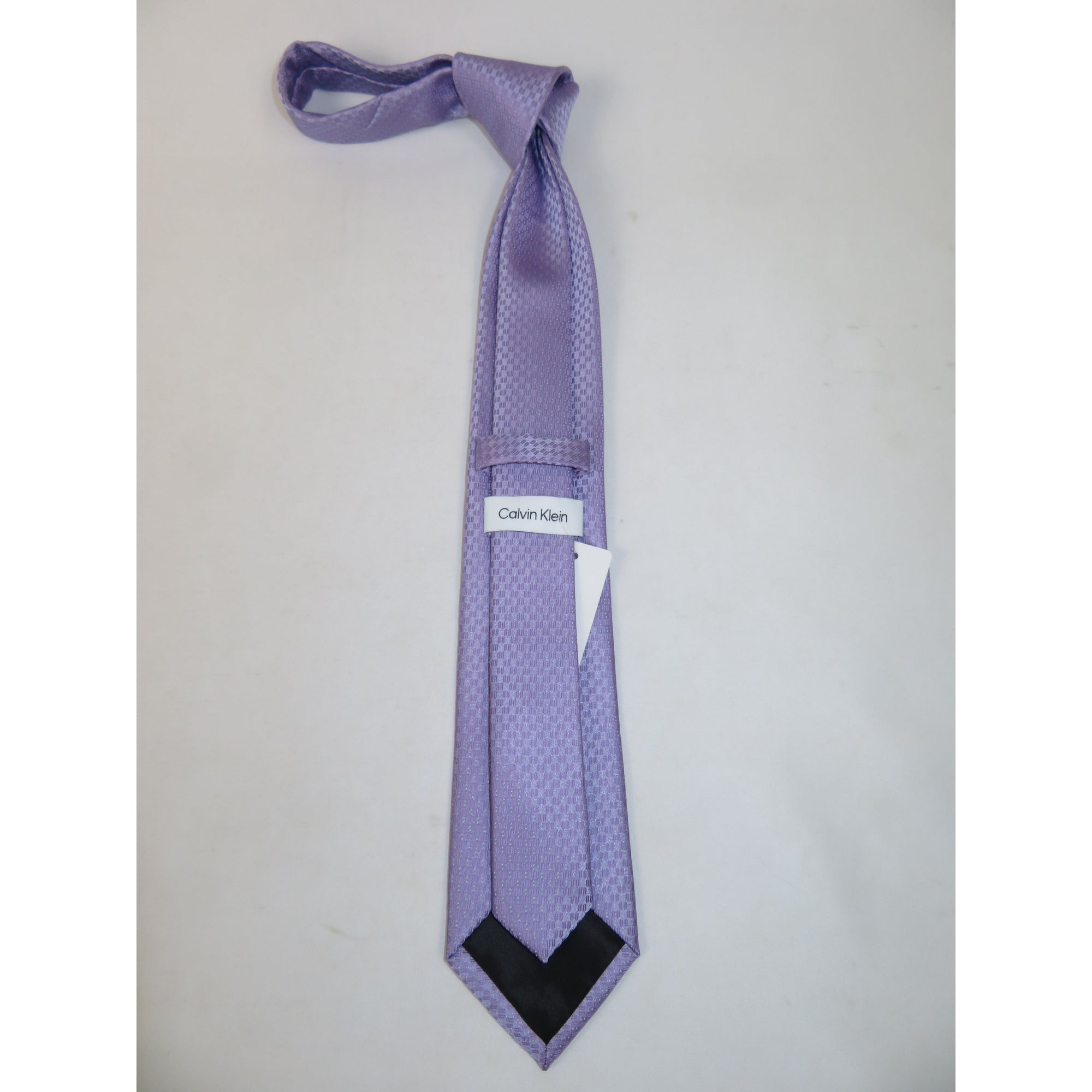 Men's Calvin Klein Tie Classic Woven Silky Texture Emmett #Calvin-4 Lavender