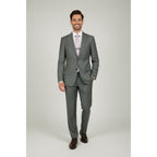 Men's Fabio Matteo Turkish Suit Extra Fine Super 160's Italian Wool FB222 #19 Gray