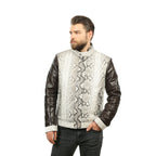 The Masten Snake Natural Leather Men Jacket