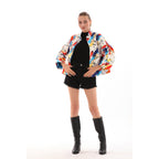 The Odessa Multicolor Leather Women Jacket
