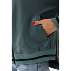 The Polar Green Leather Women Jacket