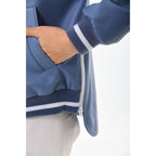 The Polar Blue Leather Women Jacket
