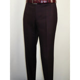 Men 3pc Vested Suit WESSI J.VALINTIN European Slim Fit 126-80 Burgundy 44R