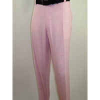 Men's Linen Pants by Inserch P880 Pink Size 46 Waist
