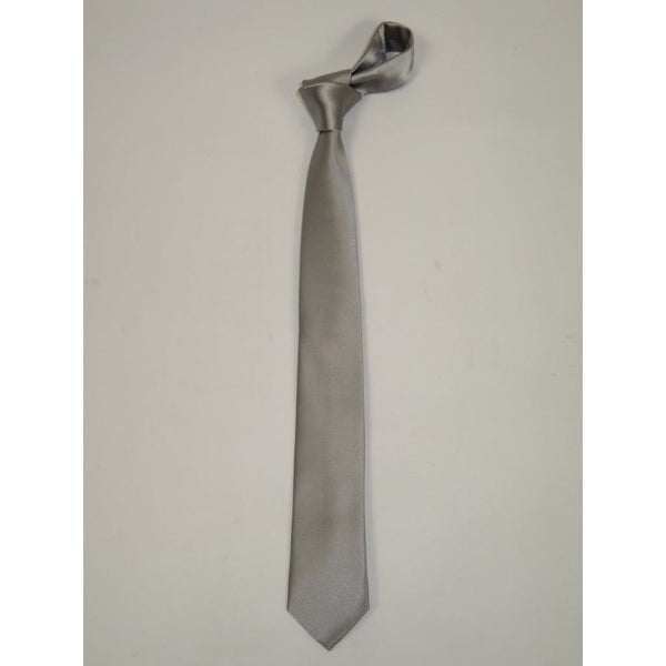 Men's Tie and Hankie Set by J.Valintin Collection #Pro6 Solid Gray Slim