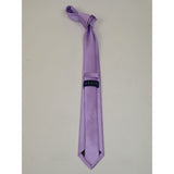 Mens Tie ZENIO By Stacy Adams Slim Narrow Twill Woven Soft Silky Z22 Lavender