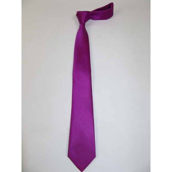 Men's Tie ZENIO By Stacy Adams Slim Skinny Twill Woven Soft Silky Z13 Fuchsia