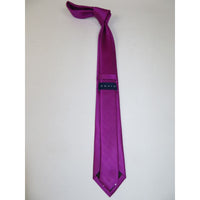 Men's Tie ZENIO By Stacy Adams Slim Skinny Twill Woven Soft Silky Z13 Fuchsia