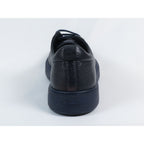 Men's Fashion Sneaker Shoes By SHENBINS Soft Deer Leather Hand Made in Turkey 0168 Navy Blue