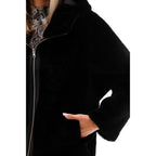 The Noxara Reversible Black Women Leather Jacket