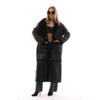 The Virelli Reversible Leather Women Jacket Black