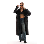 The Virelli Reversible Leather Women Jacket Black