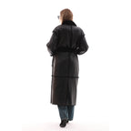 The Virelli Reversible Leather Women Jacket Black