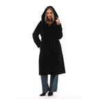 The Virella Reversible Hooded Shearling Leather Jacket