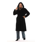 The Virella Reversible Hooded Shearling Leather Jacket