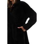 The Virella Reversible Hooded Shearling Leather Jacket