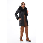 The Boreal Black Leather Women Jacket
