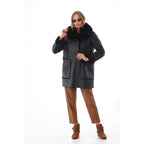 The Boreal Black Leather Women Jacket