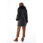 The Boreal Black Leather Women Jacket