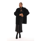 The Nyra Reversible Shearling Women Leather Jacket