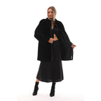 The Nyra Reversible Shearling Women Leather Jacket