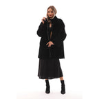 The Nyra Reversible Shearling Women Leather Jacket