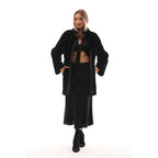 The Nyra Reversible Shearling Women Leather Jacket