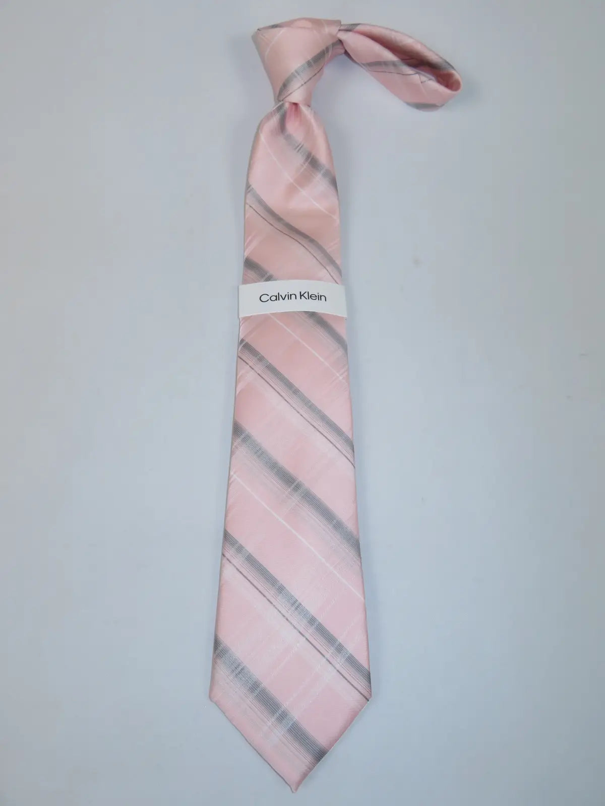Men's Calvin Klein Tie Classic Woven Silky Feel #Calvin-1 Pink