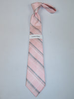 Men's Calvin Klein Tie Classic Woven Silky Feel #Calvin-1 Pink