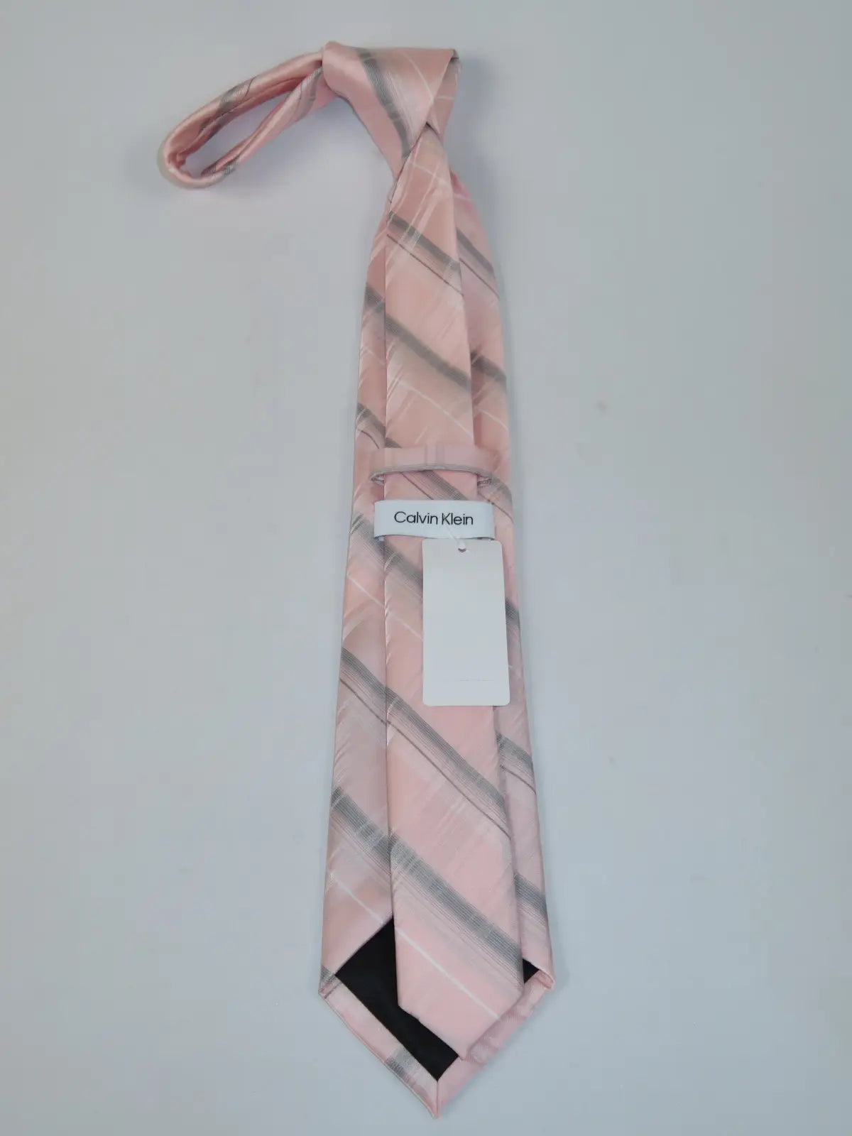Men's Calvin Klein Tie Classic Woven Silky Feel #Calvin-1 Pink