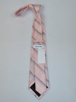 Men's Calvin Klein Tie Classic Woven Silky Feel #Calvin-1 Pink