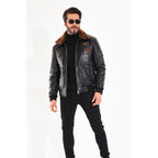 The Northway Vintage Black Lambskin Men Leather Jacket