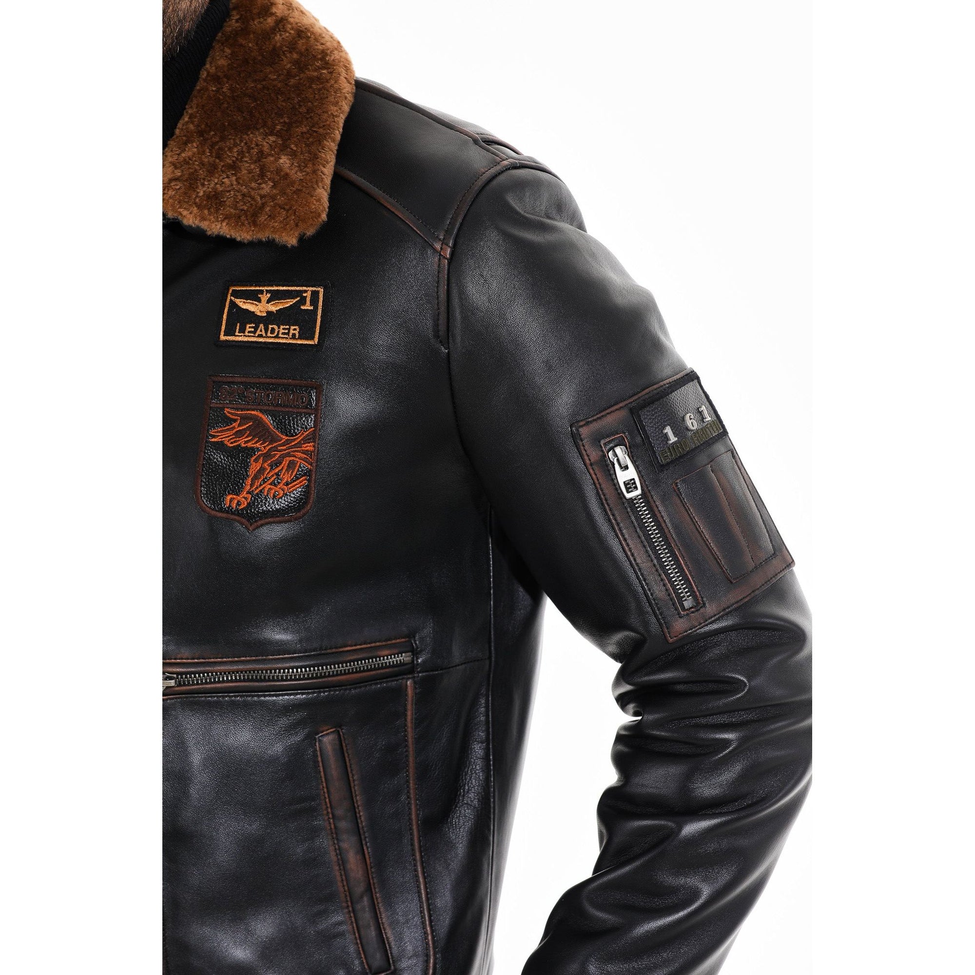 The Northway Vintage Black Lambskin Men Leather Jacket