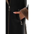 Vinci The Onyx Caramel Shearling & Fox Fur Leather Women Jacket