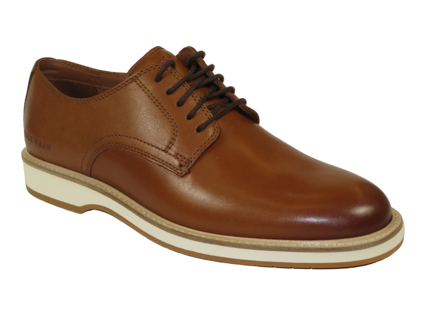 Men's Cole Haan Leather Shoes Lace up Derby Comfort Morse 41601 Tan
