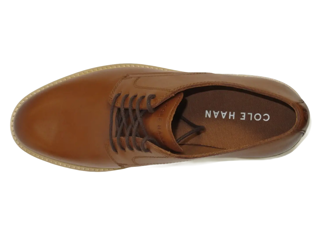 Men's Cole Haan Leather Shoes Lace up Derby Comfort Morse 41601 Tan