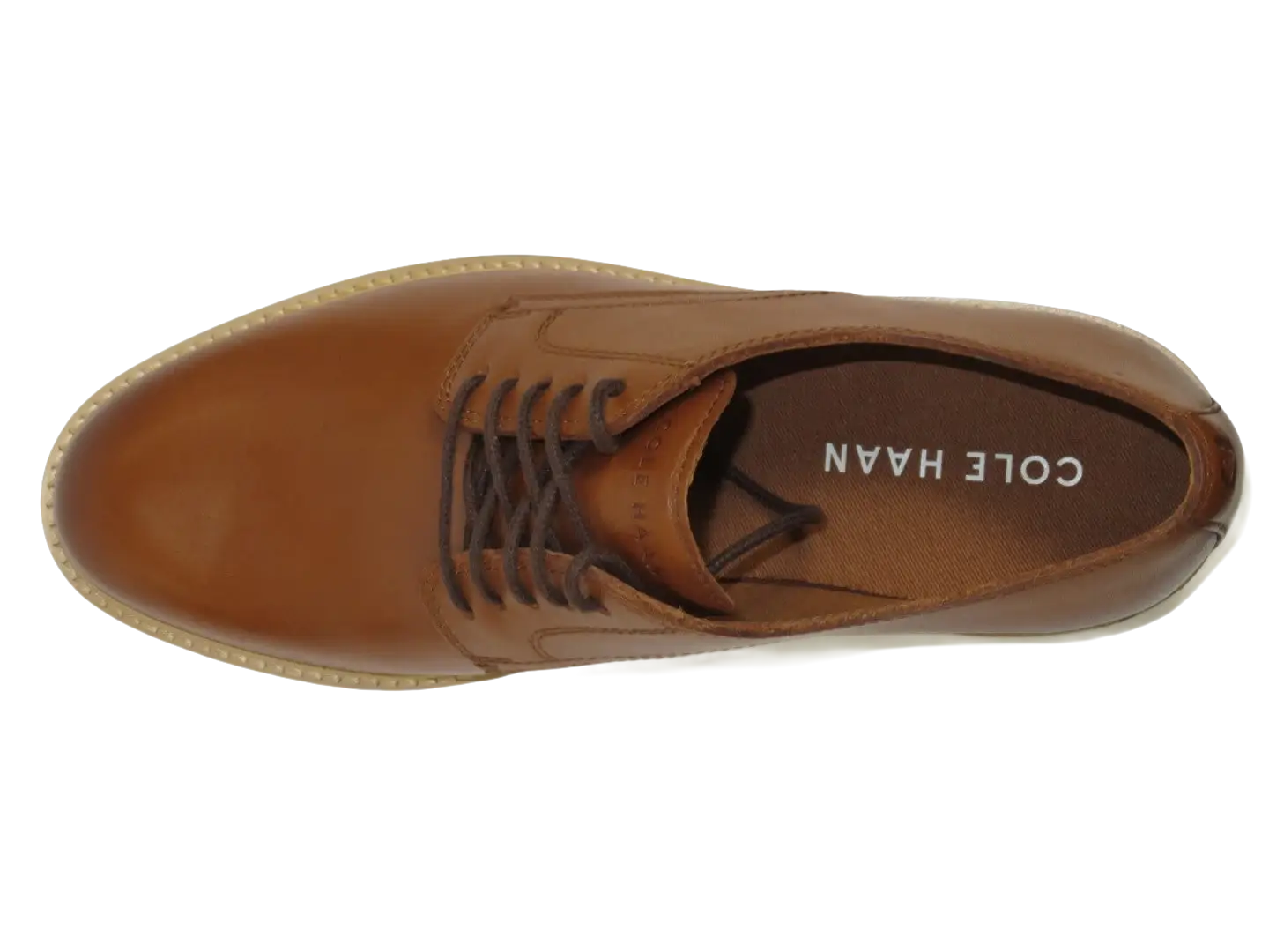 Men's Cole Haan Leather Shoes Lace up Derby Comfort Morse 41601 Tan