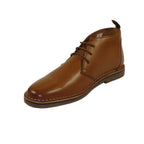Men's Steve Madden Chuka Comfort Boot Soft Leather Lace up Harros Tan