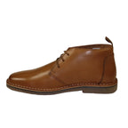 Men's Steve Madden Chuka Comfort Boot Soft Leather Lace up Harros Tan