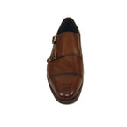 Men's Shoes STEVE MADDEN Leather upper Double Buckle Cap Toe TEON Tan