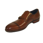 Men's Shoes STEVE MADDEN Leather upper Double Buckle Cap Toe TEON Tan