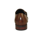 Men's Shoes STEVE MADDEN Leather upper Double Buckle Cap Toe TEON Tan