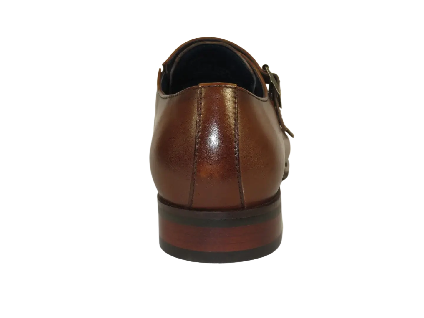 Men's Shoes STEVE MADDEN Leather upper Double Buckle Cap Toe TEON Tan