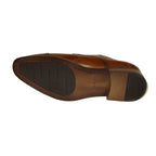 Men's Shoes STEVE MADDEN Leather upper Double Buckle Cap Toe TEON Tan