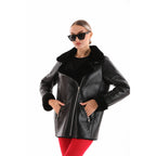 The Prague Black Leather Women Jacket