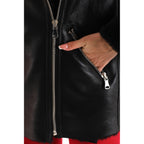 The Prague Black Leather Women Jacket