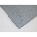 Mens PRINCELY Soft Merinos Wool Sweater Knits Light Weight Polo 1011-40 Lt Gray