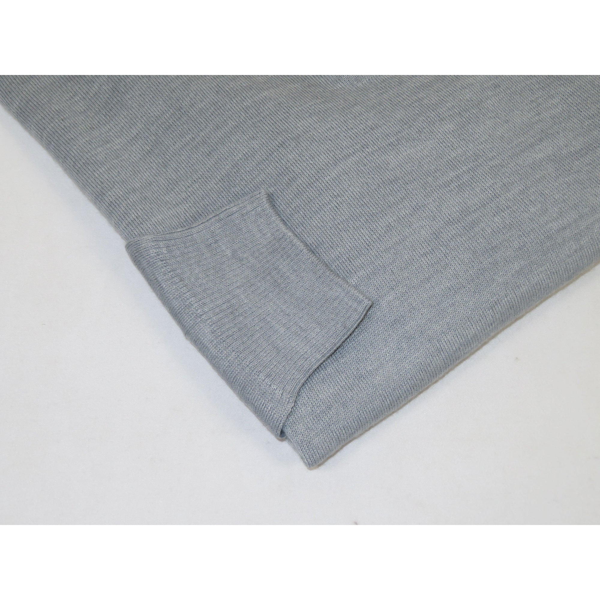 Mens PRINCELY Soft Merinos Wool Sweater Knits Light Weight Polo 1011-40 Lt Gray