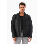 The Varden Black Leather Men Jacket