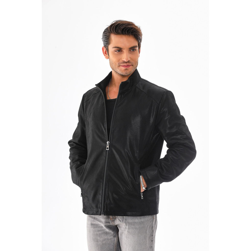 The Varden Black Leather Men Jacket
